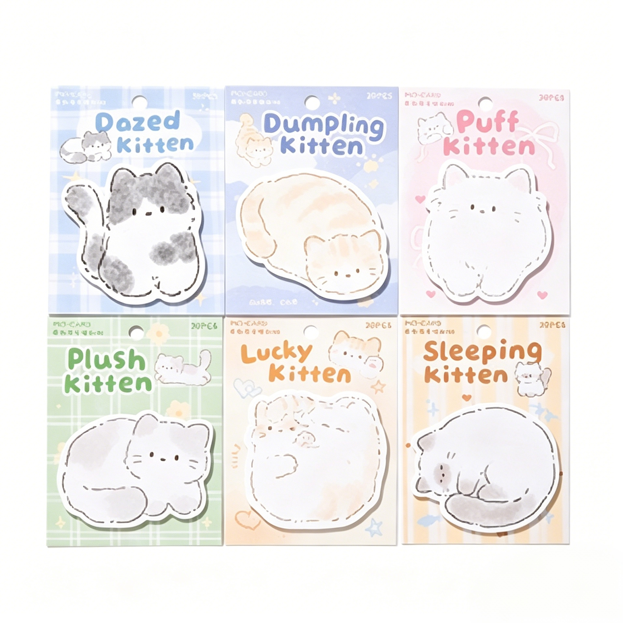 Sticky Note Dispenser - 2-4Pcs - White Kraft Paper Sticky