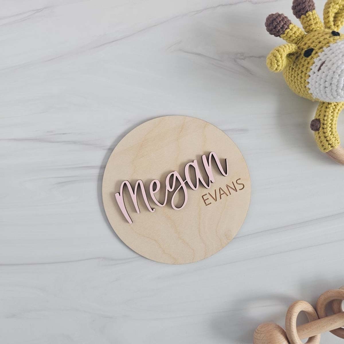 Home Office Gifts - 1Pc Custom Wooden Name Plate for