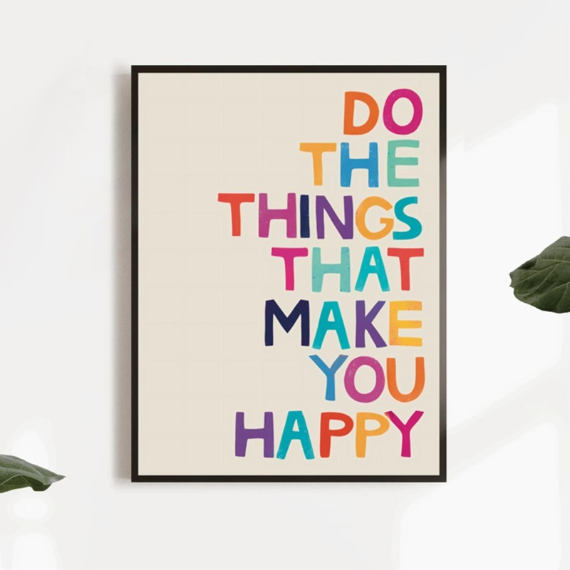 Home Office Quotes - Inspirational Quote Canvas Poster - Frameless