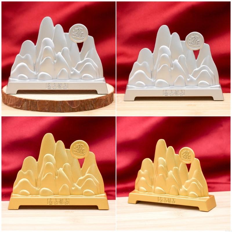 Home Office Feng Shui - Metal Mountain Figurine,Mountain Statue Fengshui Good