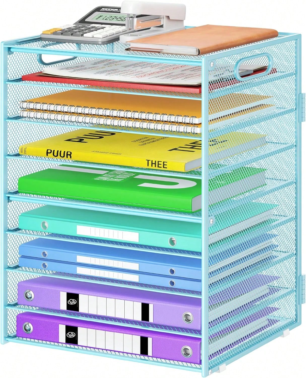9 Tier Paper Organizer With Ha - Letter Tray Desk 리뷰 및 가격