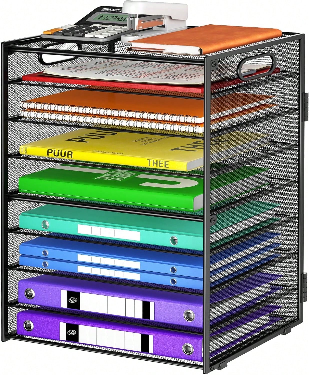 9 Tier Paper Organizer With Ha - Letter Tray Desk 리뷰 및 가격