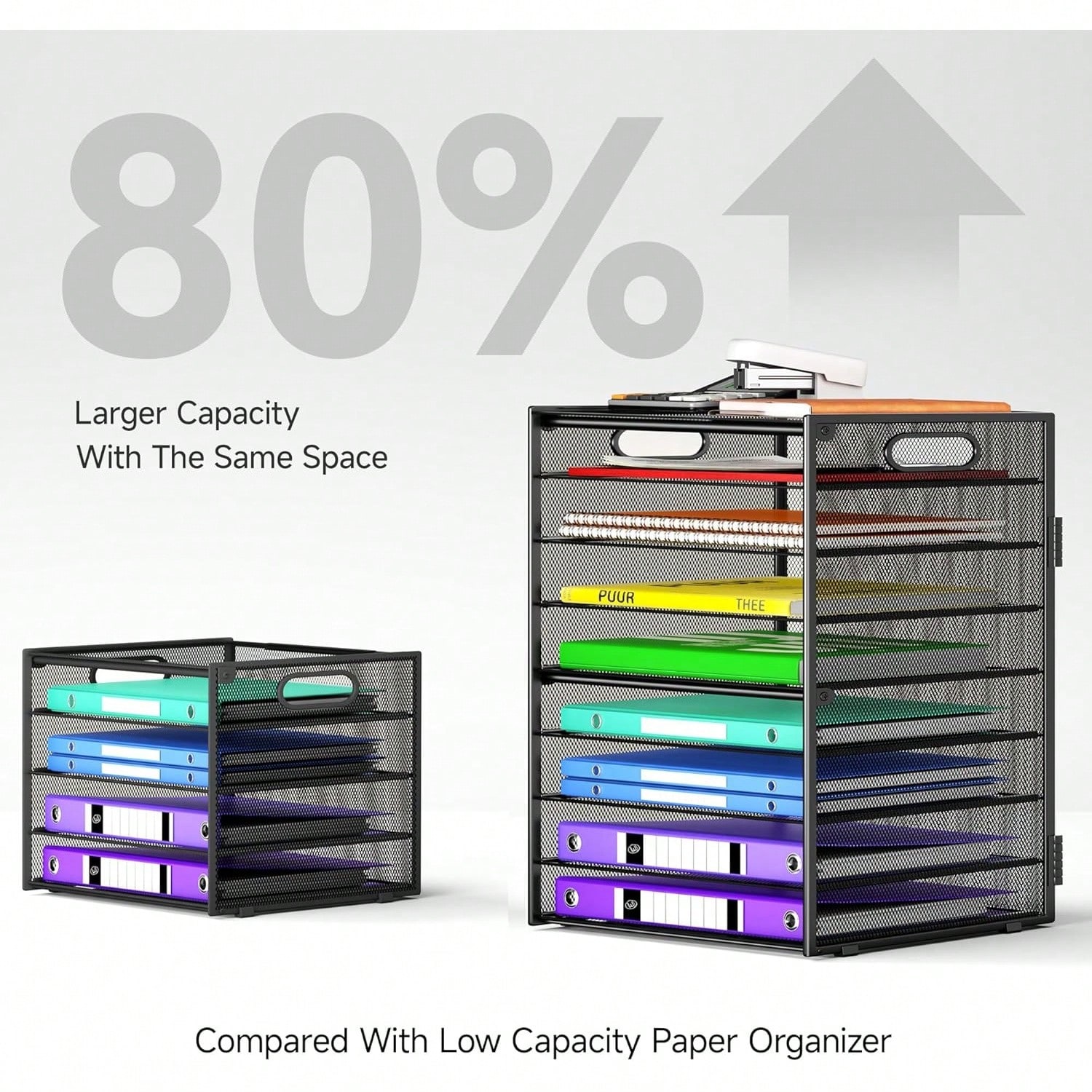 9 Tier Paper Organizer With Ha - Letter Tray Desk 리뷰 및 가격