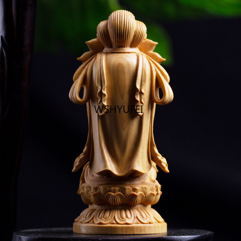 Woodcarving Cartoon Guanyin St - Home Office Feng Shui 리뷰 및 가격