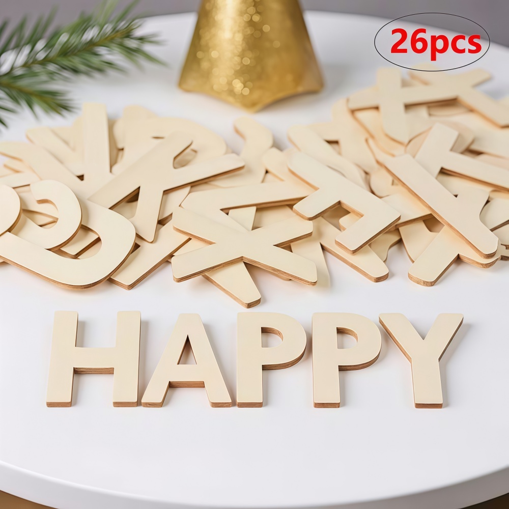 26pcs Designable Wood Letters  - Letter Tray Desk 리뷰 및 가격