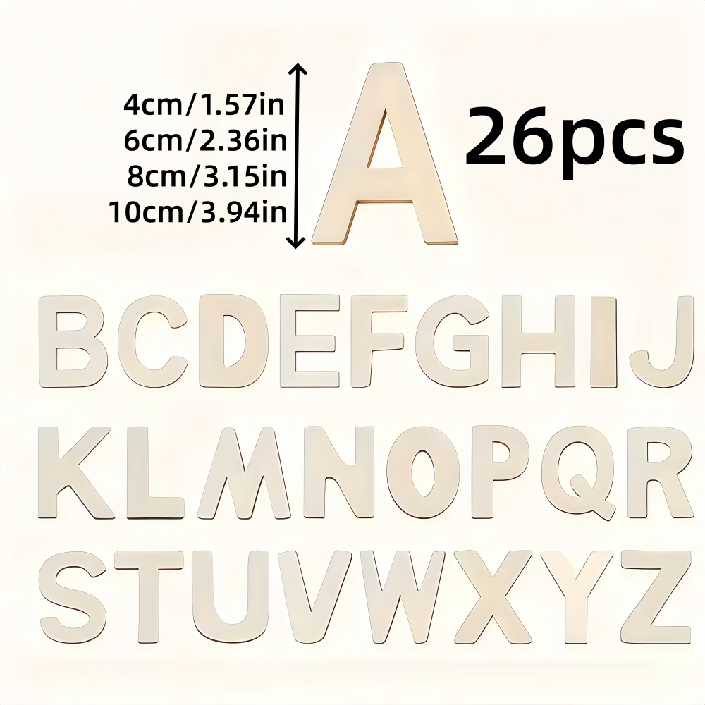 26pcs Designable Wood Letters  - Letter Tray Desk 리뷰 및 가격