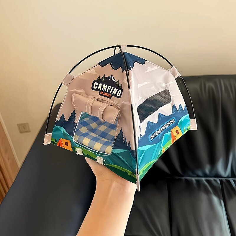 Mini Tent Desktop Ornament Cre - Home Office In Living Room 리뷰 및 가격