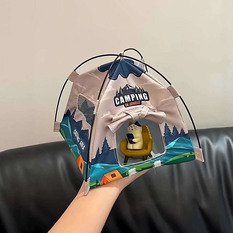 Mini Tent Desktop Ornament Cre - Home Office In Living Room 리뷰 및 가격