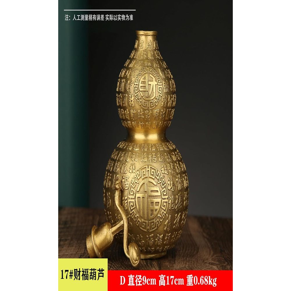 Copper Good Fortune Gourd for  - Home Office Feng Shui 리뷰 및 가격