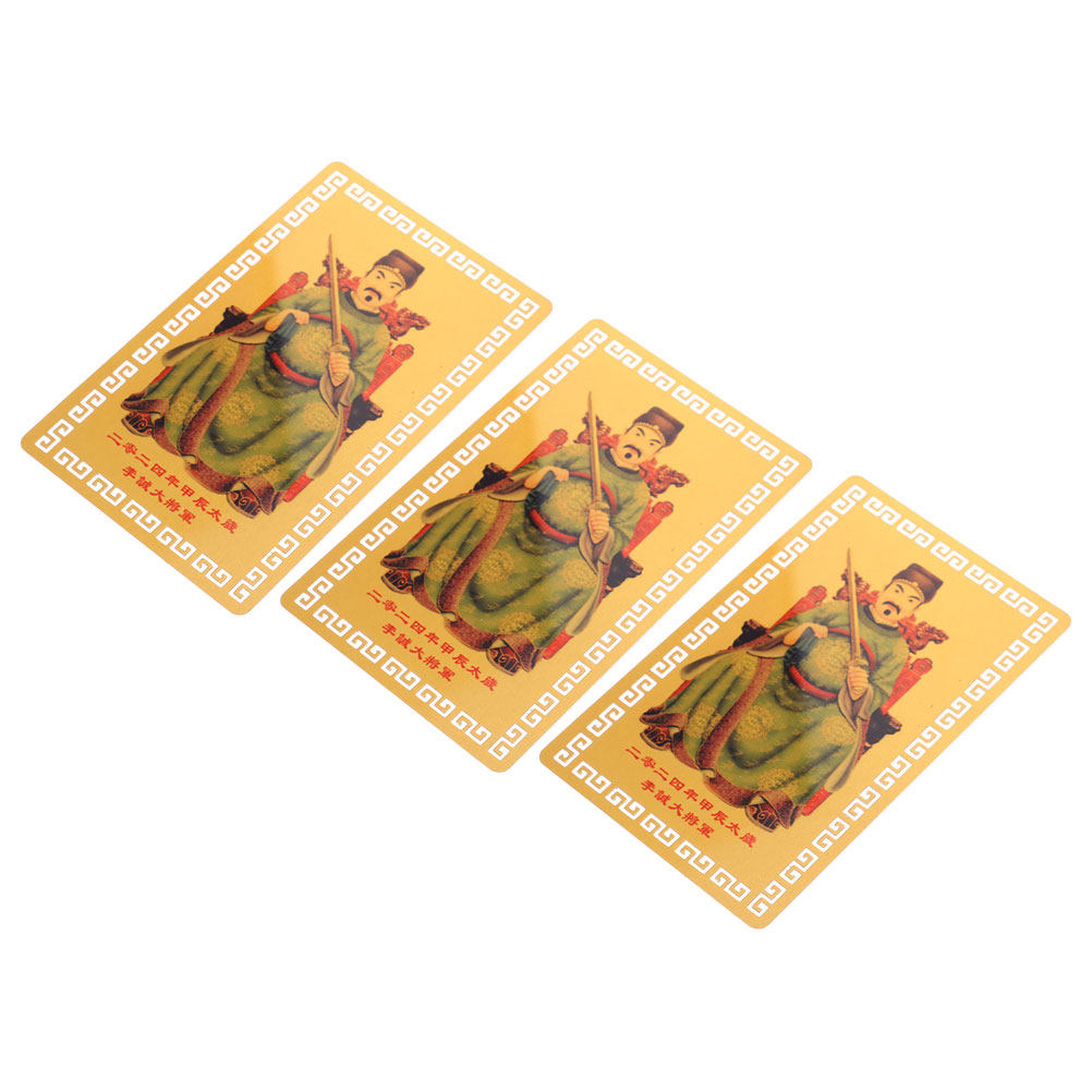3Pcs Card Chinese Amulet Card  - Home Office Feng Shui 리뷰 및 가격