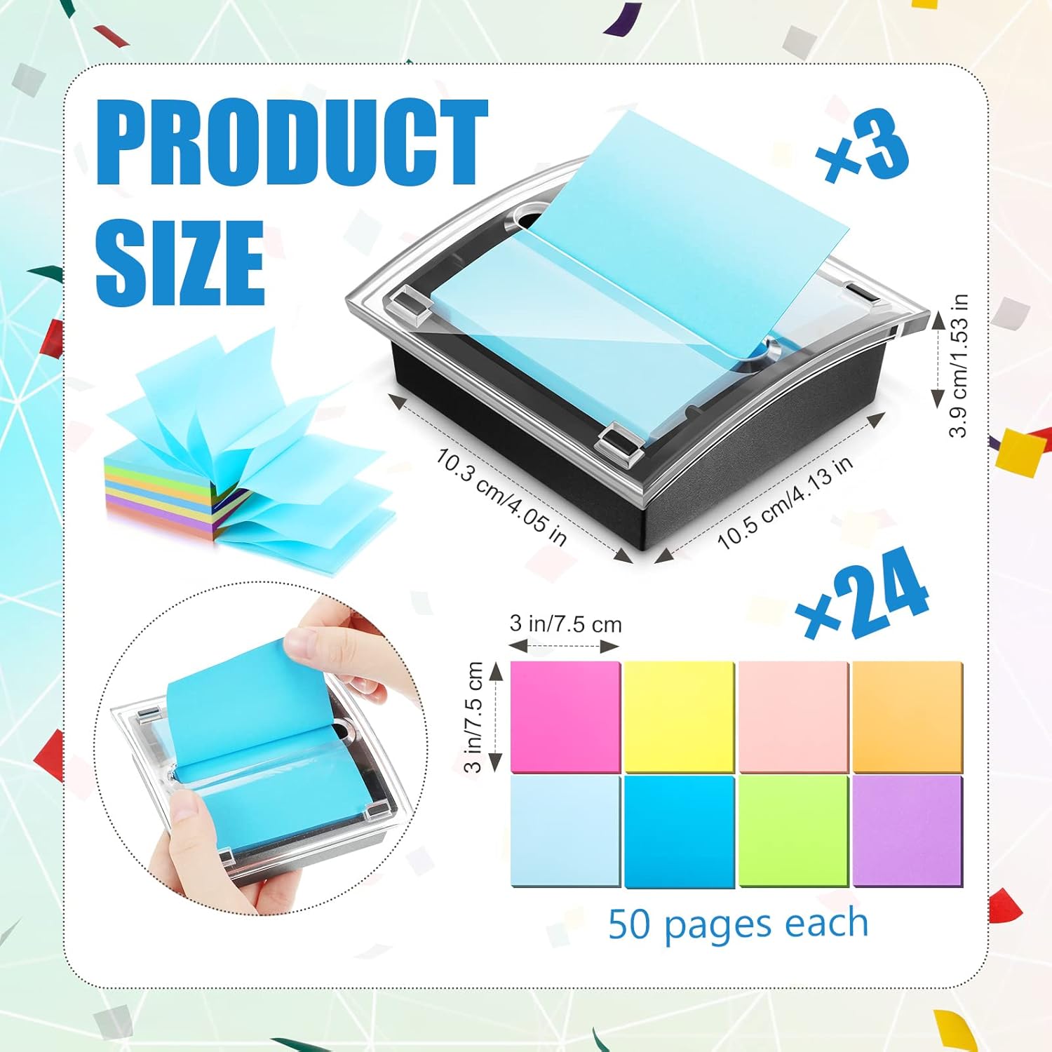 Pop-up Sticky Note Dispenser w - Sticky Note Dispenser 리뷰 및 가격