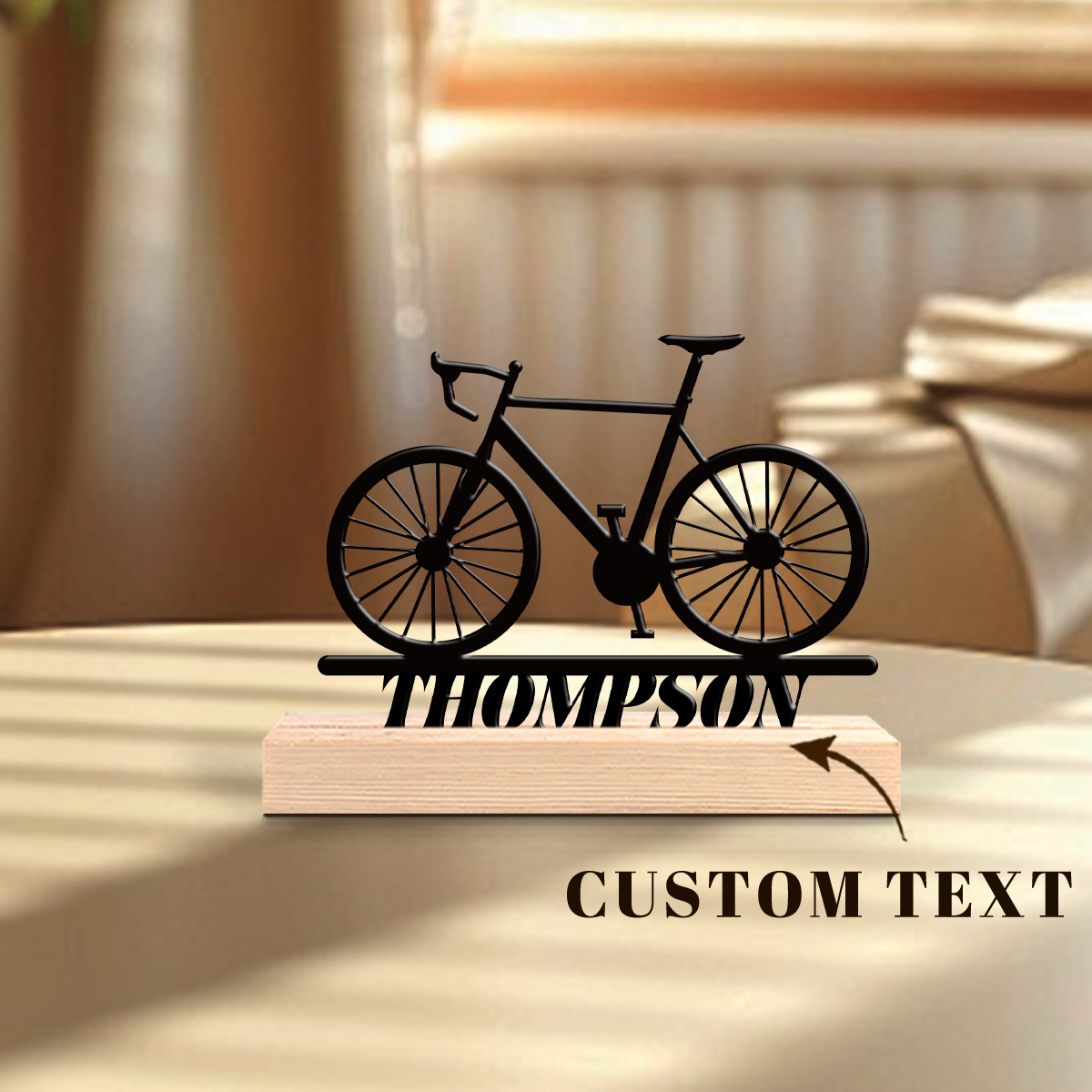 1Pc Csutom Mountain Bike Woode - Home Office Gifts 리뷰 및 가격