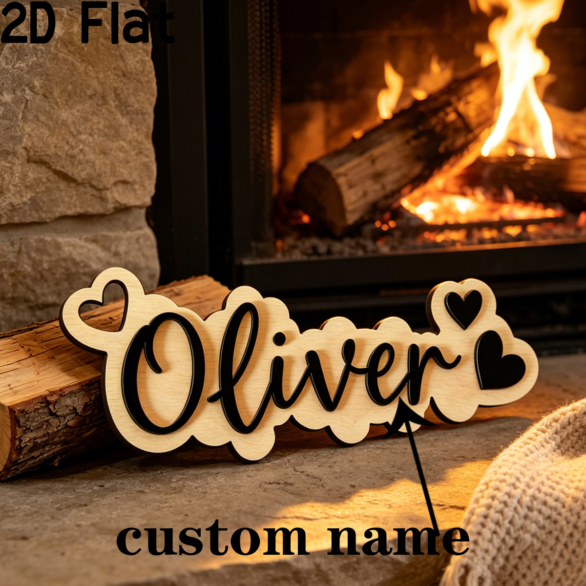 1Pc Custom Love Decor Wooden A - Home Office Gifts 리뷰 및 가격