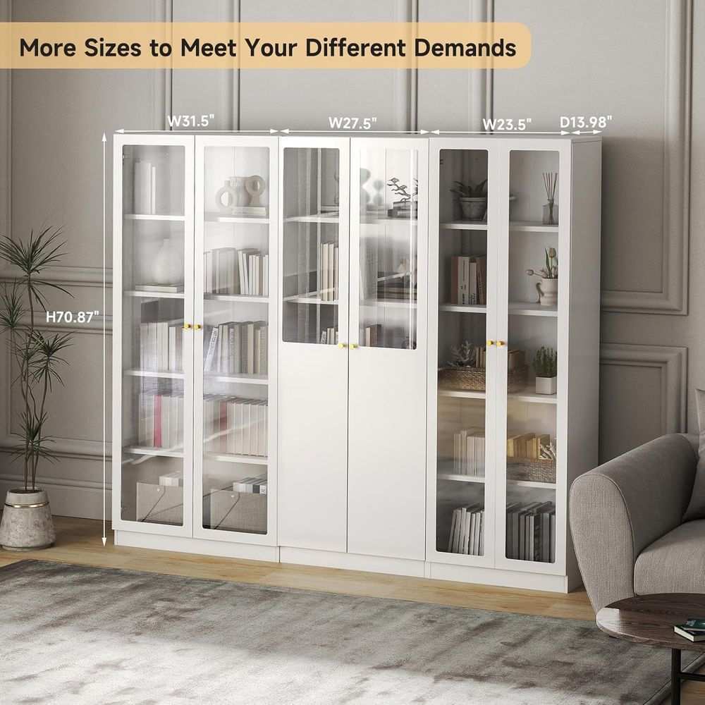 70.87 Tall Metal Bookshelf, 5- - Home Office In Living Room 리뷰 및 가격