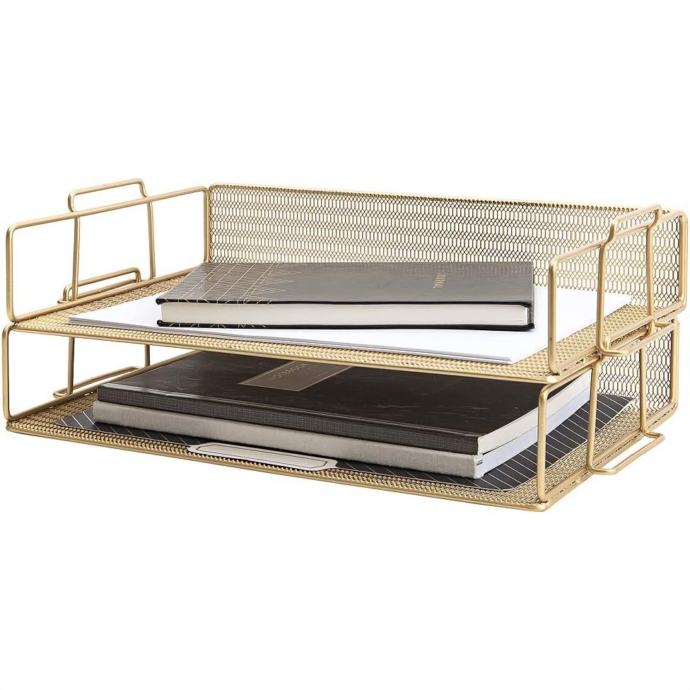 Stackable Desk Organizer with  - Letter Tray Desk 리뷰 및 가격