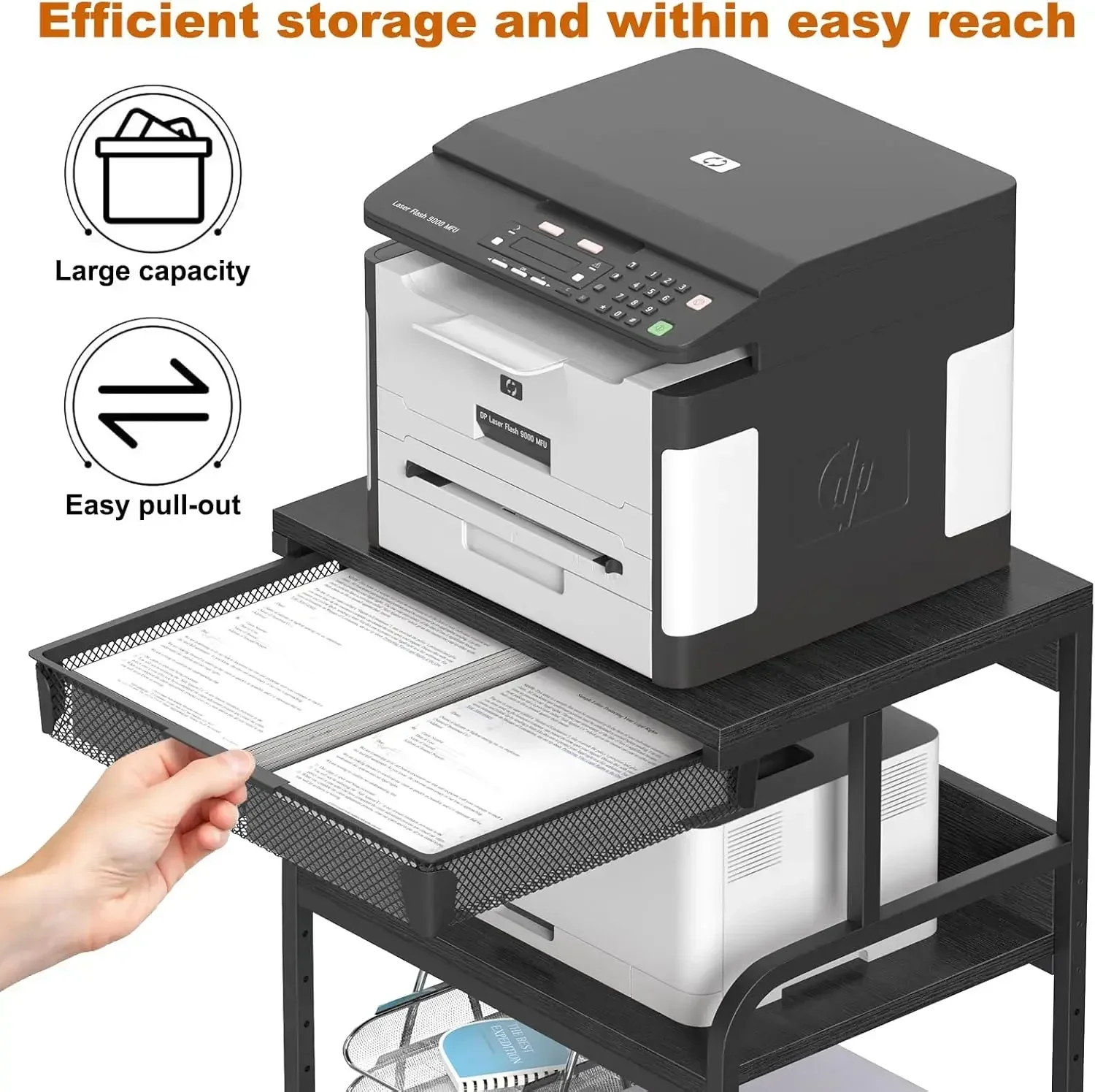 23.6''x18.9'' Extra Large Prin - Rolling File Cart 리뷰 및 가격