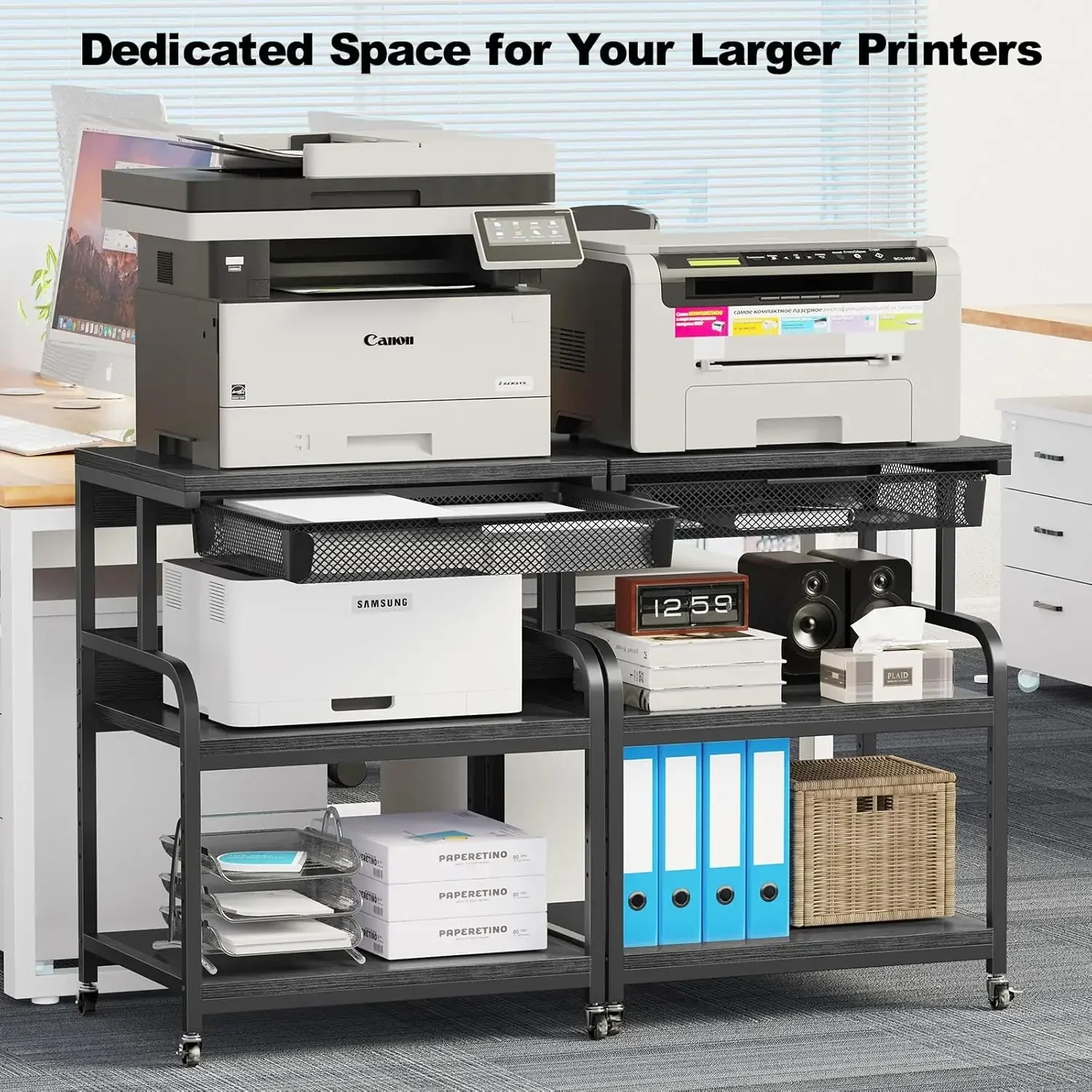 23.6''x18.9'' Extra Large Prin - Rolling File Cart 리뷰 및 가격