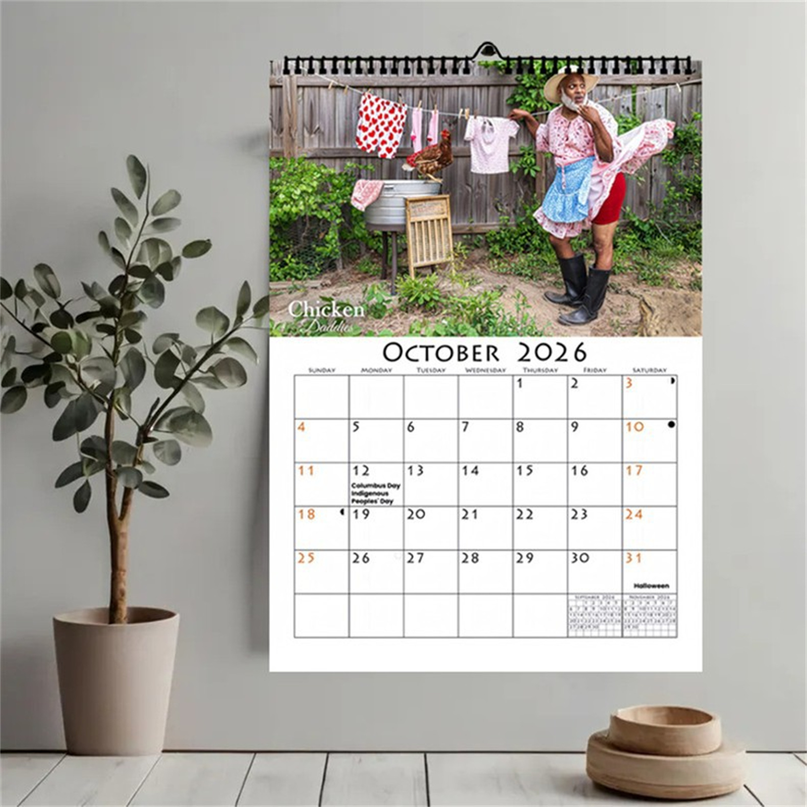 2026 Funny Chicken Daddy Wall  - Home Office Gifts 리뷰 및 가격
