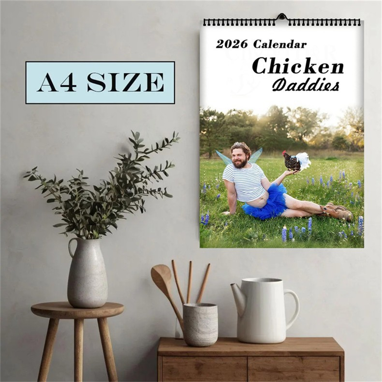 2026 Funny Chicken Daddy Wall  - Home Office Gifts 리뷰 및 가격