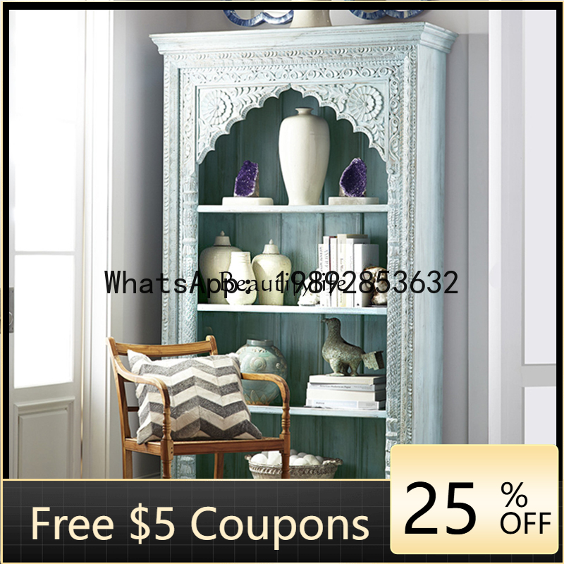 LYY American country old solid - Bookcase Wood Shelf 리뷰 및 가격