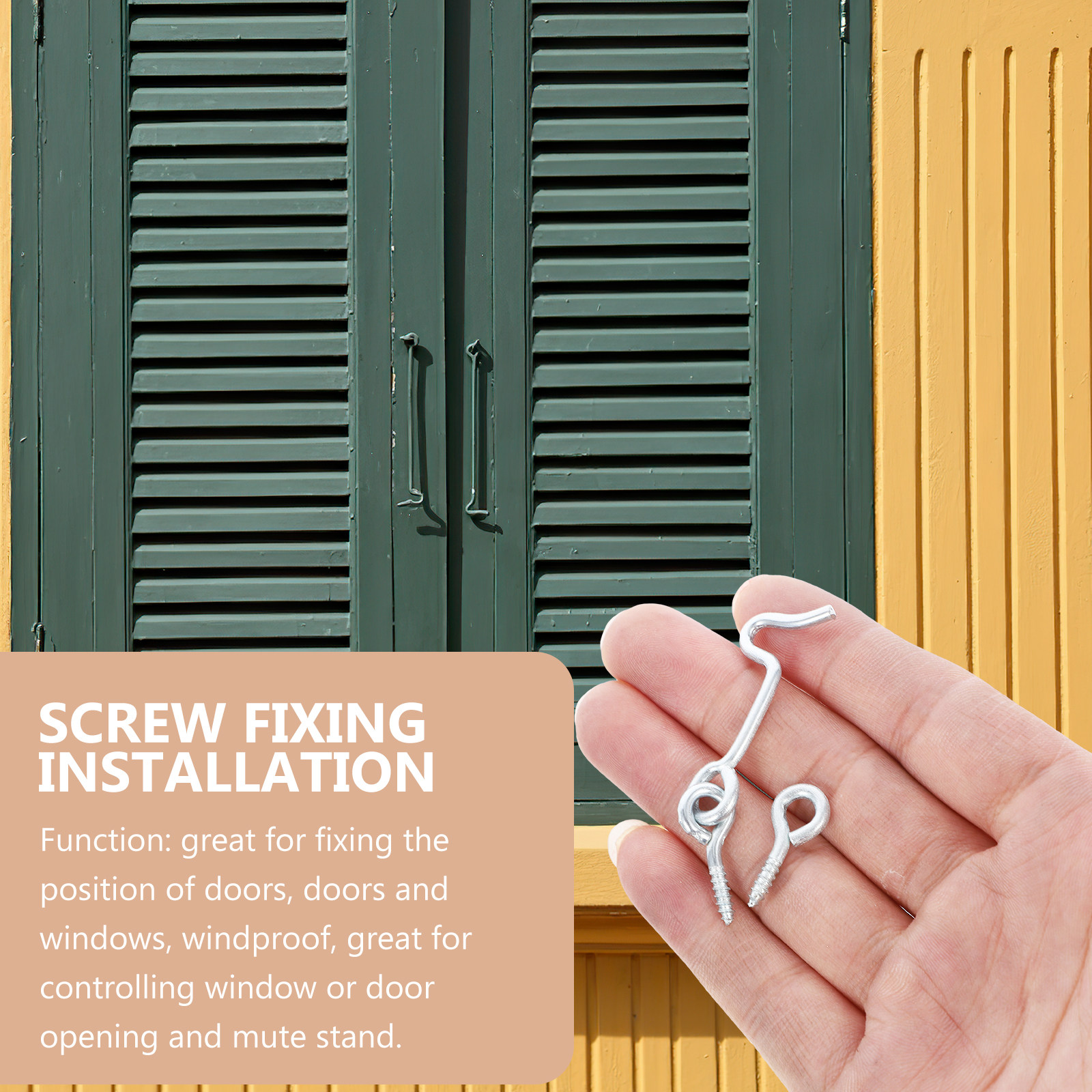 4Sets Heavy Duty Door Hook Loc - Home Office Windows 리뷰 및 가격