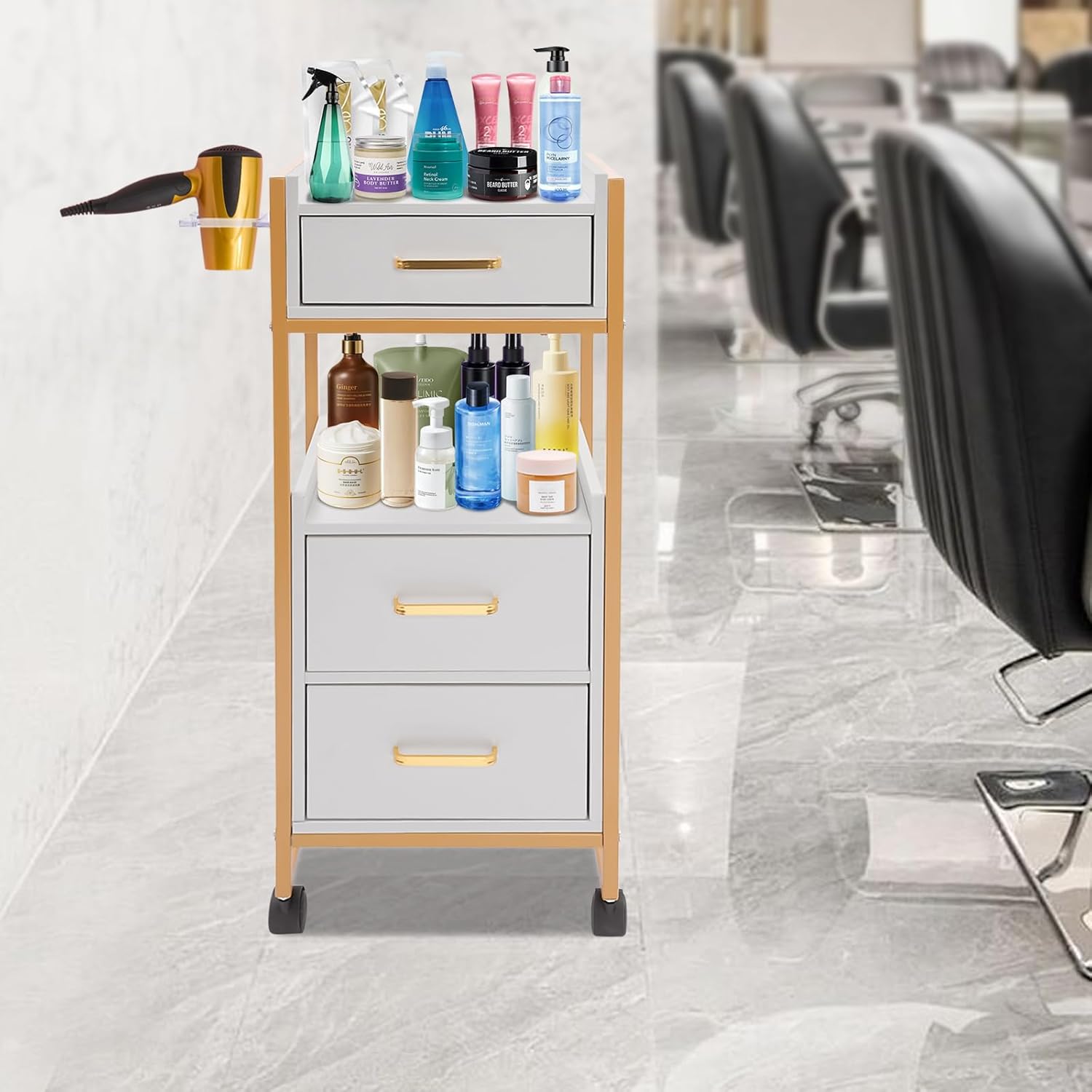 Salon Trolley with Universal W - Rolling File Cart 리뷰 및 가격
