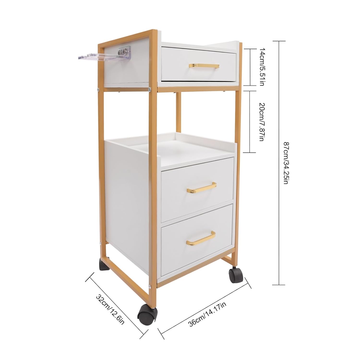 Salon Trolley with Universal W - Rolling File Cart 리뷰 및 가격