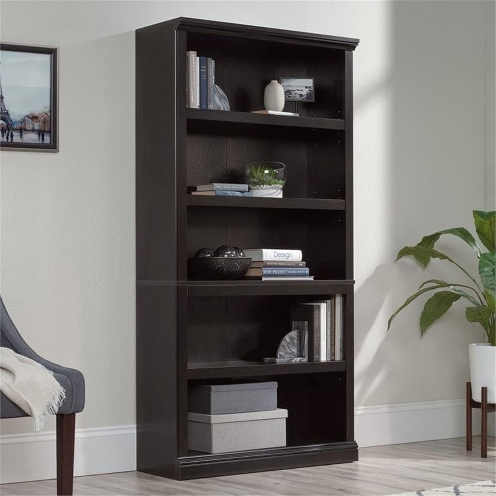 5-Shelf Traditional Bookcase,  - Bookcase Wood Shelf 리뷰 및 가격