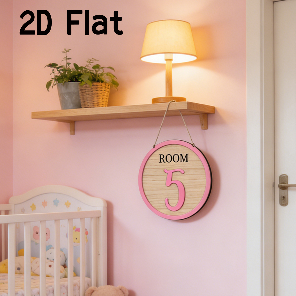 1Pc Cutom Pink Room Number Woo - Home Office Gifts 리뷰 및 가격
