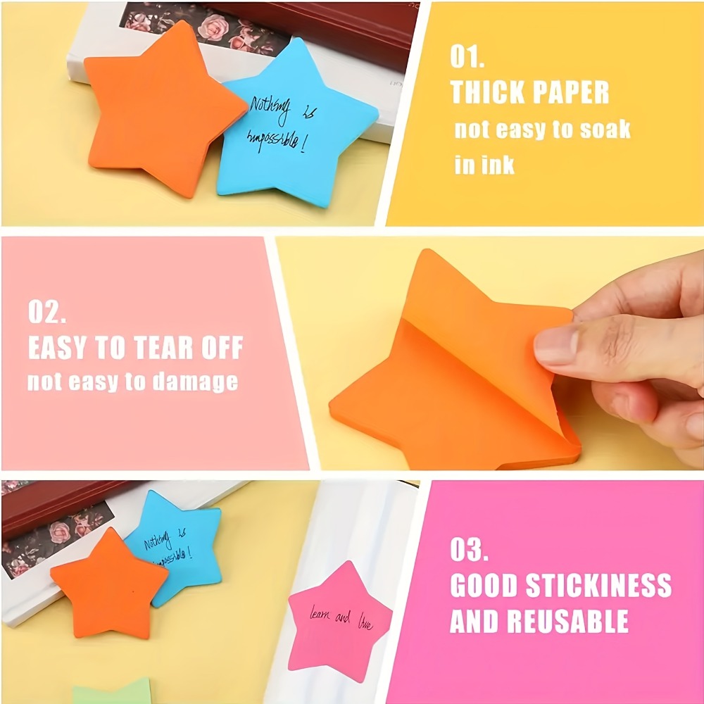 6packs Star-Shaped Sticky Note - Sticky Note Dispenser 리뷰 및 가격