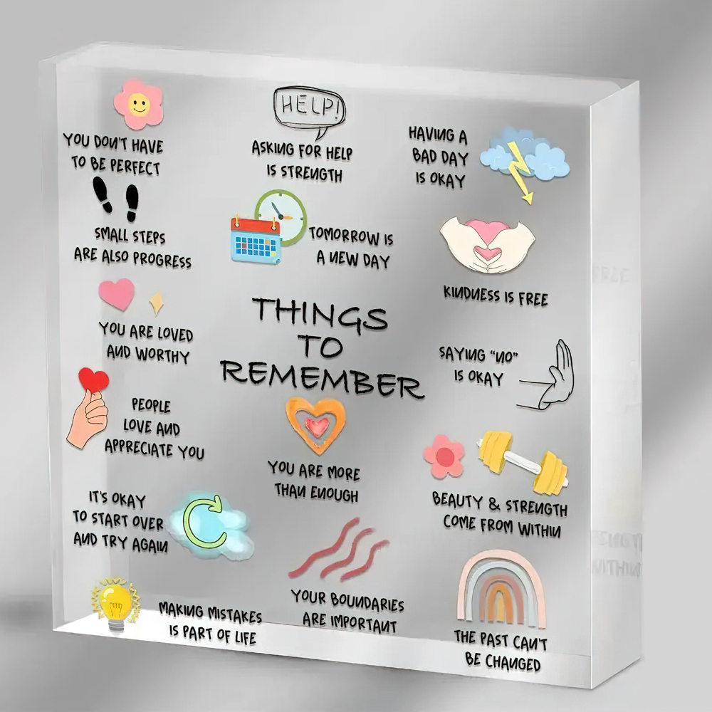 1pc Modern Acrylic Inspiration - Home Office Quotes 리뷰 및 가격