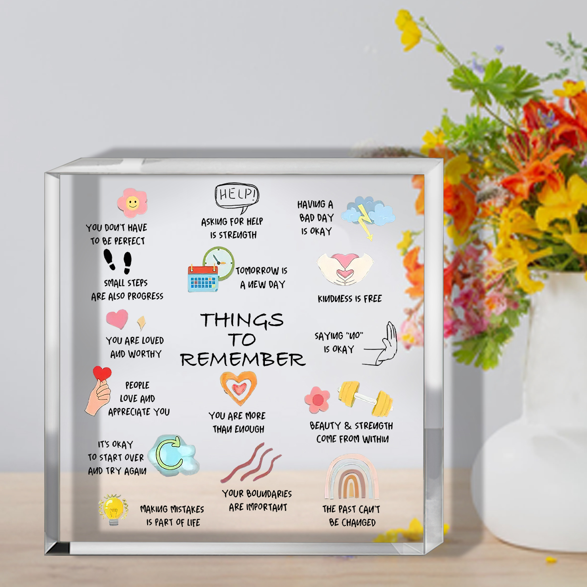 1pc Modern Acrylic Inspiration - Home Office Quotes 리뷰 및 가격