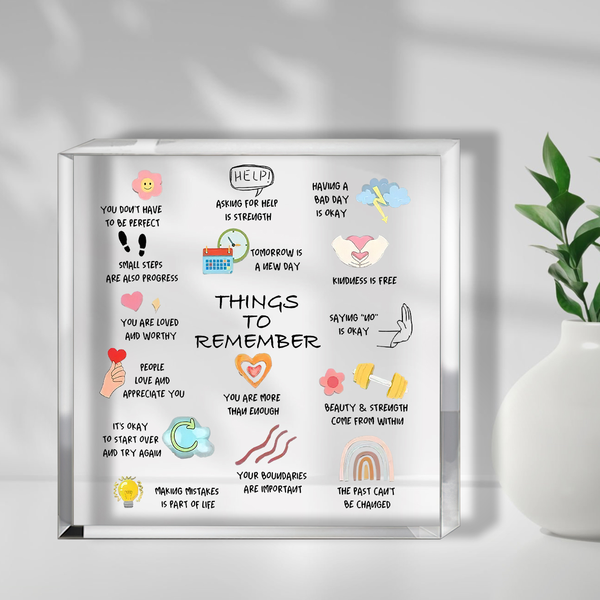 1pc Modern Acrylic Inspiration - Home Office Quotes 리뷰 및 가격