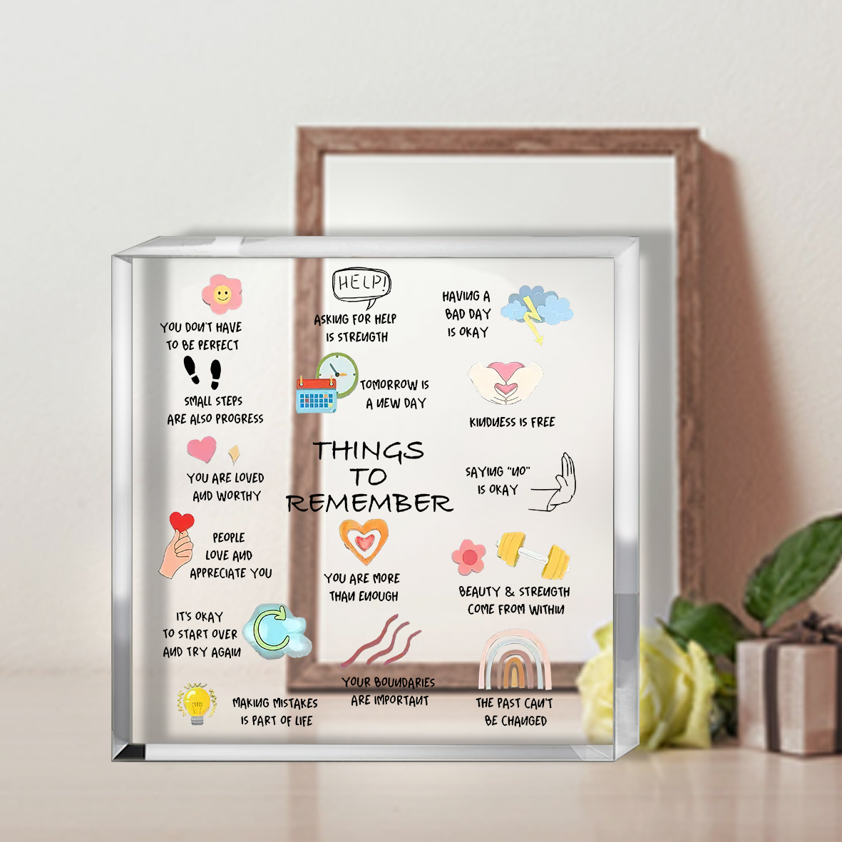 1pc Modern Acrylic Inspiration - Home Office Quotes 리뷰 및 가격