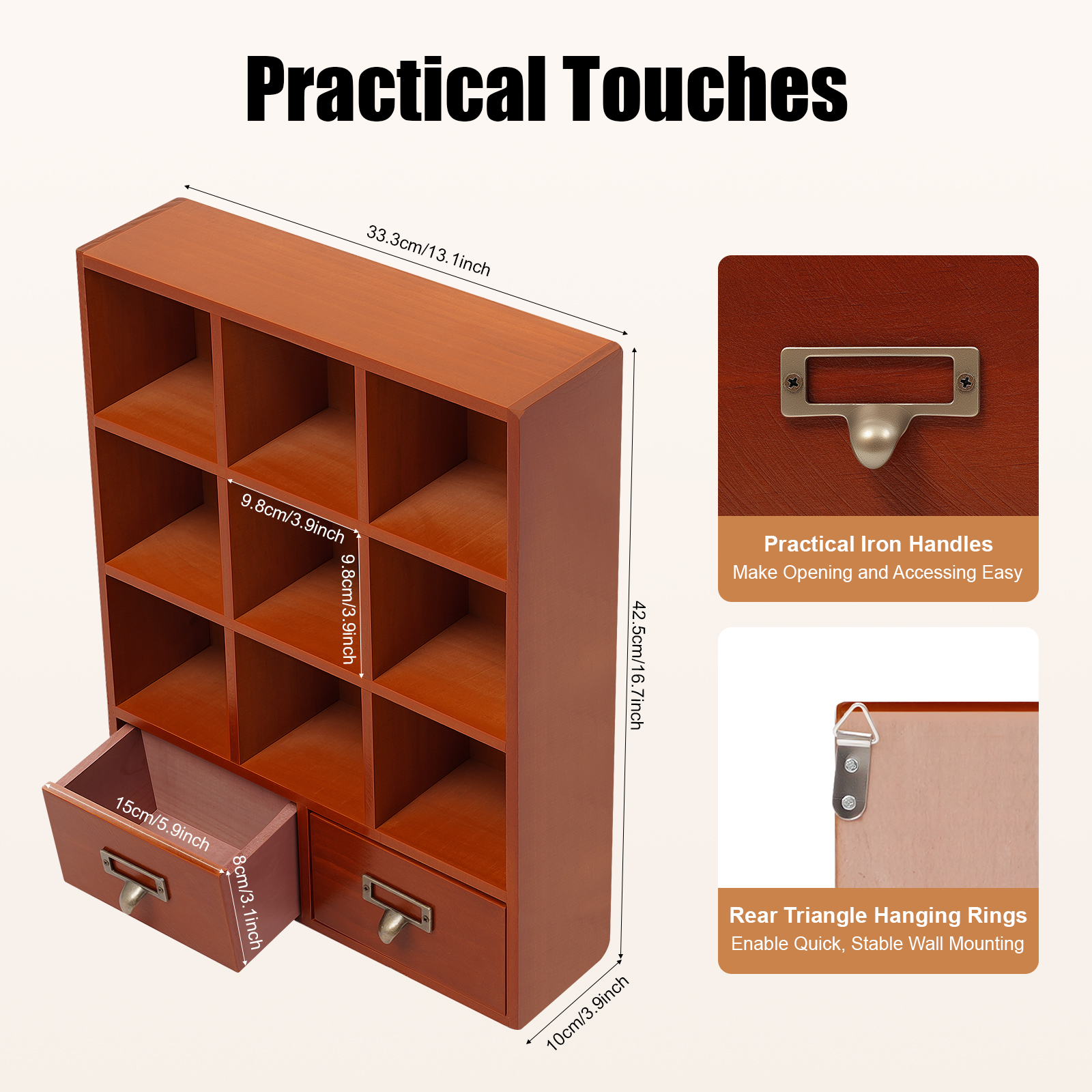 Storage Display Cabinet, 9-Cub - Bookcase Wood Shelf 리뷰 및 가격