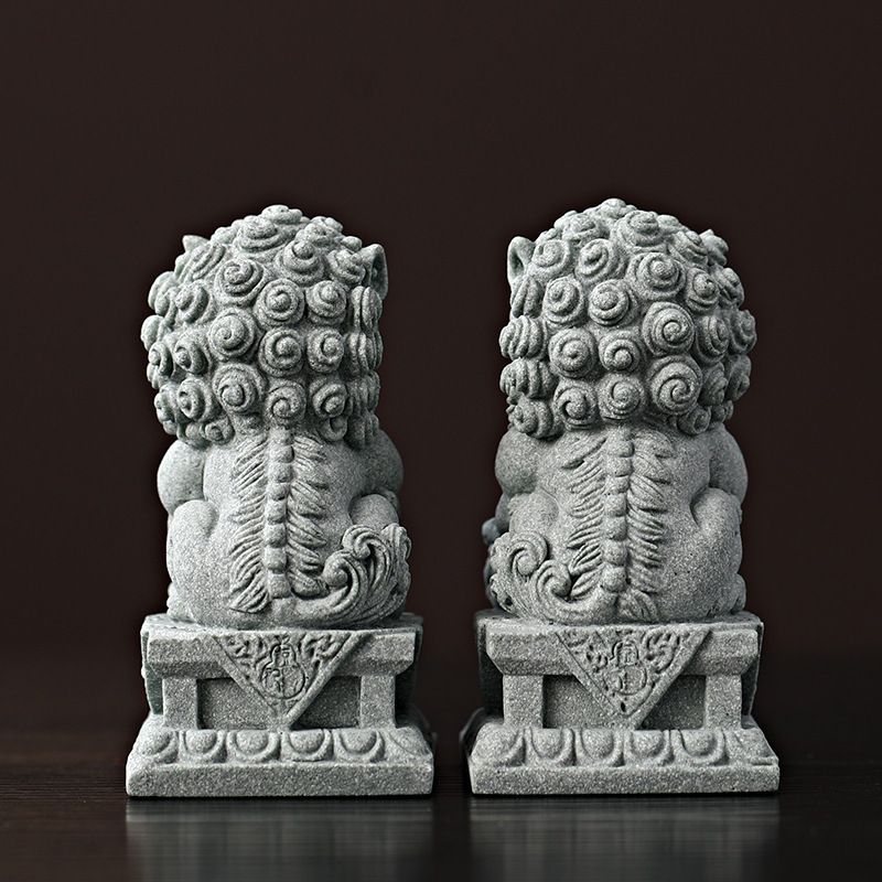 sandstone Kirin mascot sculptu - Home Office Feng Shui 리뷰 및 가격