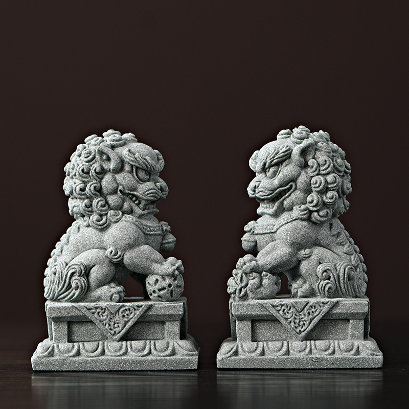 sandstone Kirin mascot sculptu - Home Office Feng Shui 리뷰 및 가격