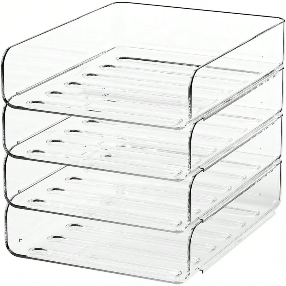 Stackable 4-Tier Clear Acrylic - Letter Tray Desk 리뷰 및 가격