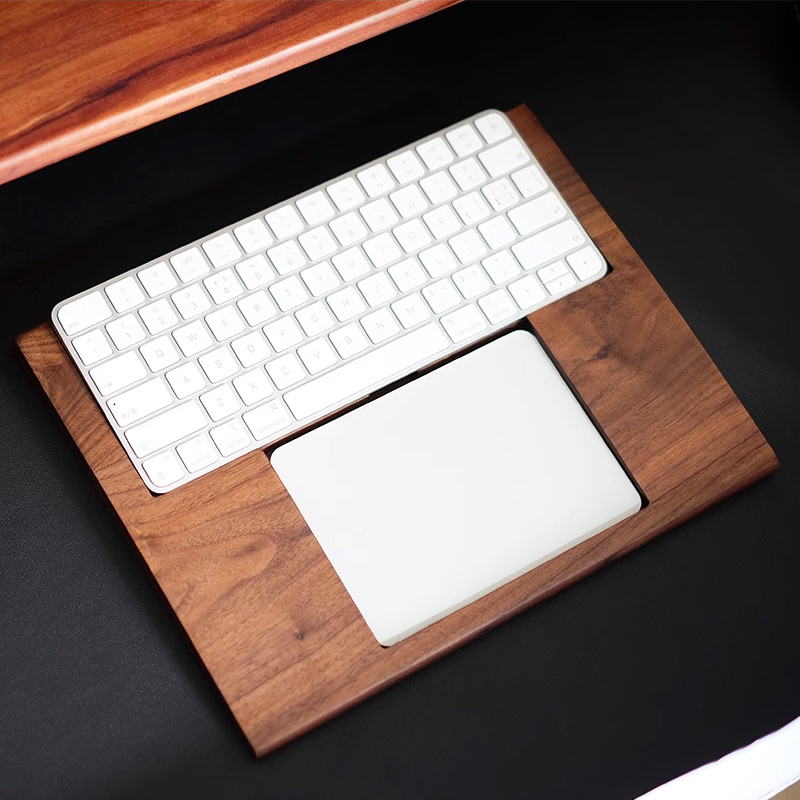 2 in 1 Walnut Solid Wooden Tra - Wrist Rest Pad 리뷰 및 가격