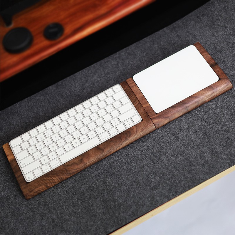 2 in 1 Walnut Solid Wooden Tra - Wrist Rest Pad 리뷰 및 가격