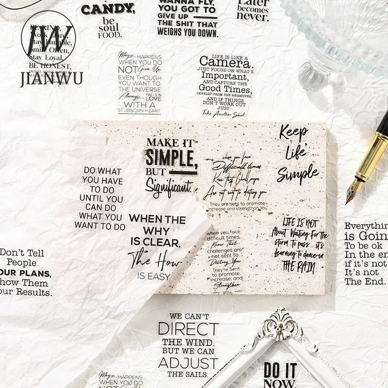 JIANWU Pure Poet Series Vintag - Home Office Quotes 리뷰 및 가격