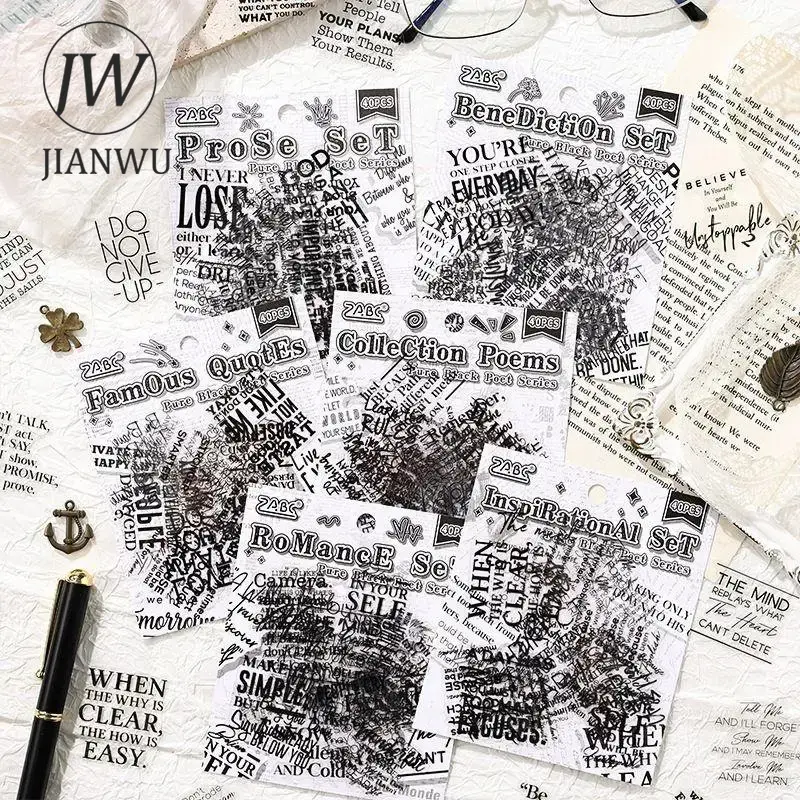 JIANWU Pure Poet Series Vintag - Home Office Quotes 리뷰 및 가격