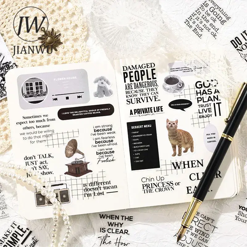 JIANWU Pure Poet Series Vintag - Home Office Quotes 리뷰 및 가격