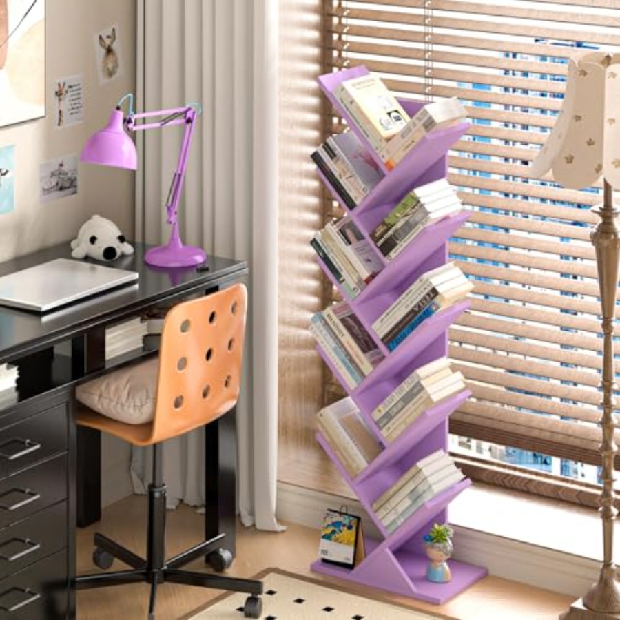 Tree Book Shelf, Floor Standin - Bookcase Wood Shelf 리뷰 및 가격