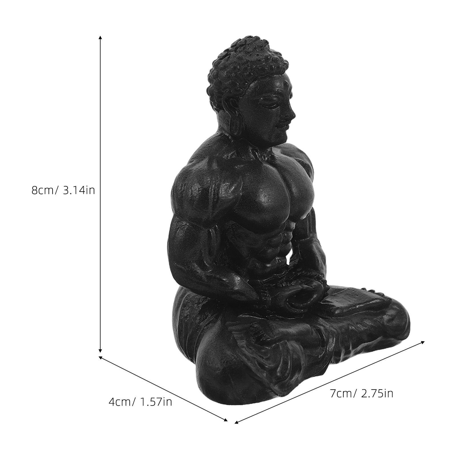 Vintage Handmade Resin Buddha  - Home Office Feng Shui 리뷰 및 가격