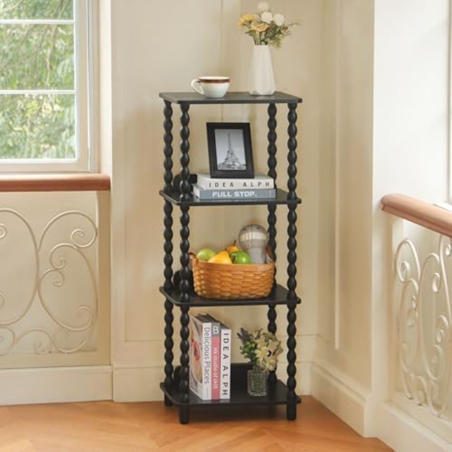 Book Shelf, 4-Tier Bookshelf w - Bookcase Wood Shelf 리뷰 및 가격
