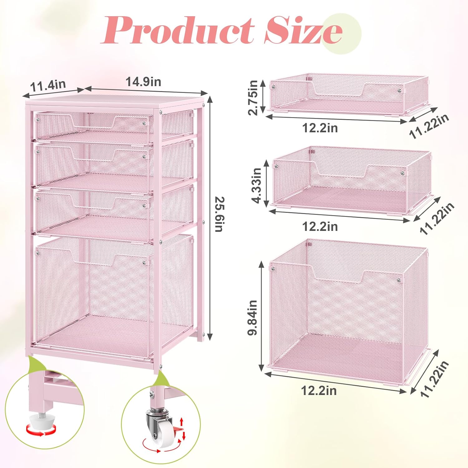 4 Drawer Rolling File Cart Und - Rolling File Cart 리뷰 및 가격