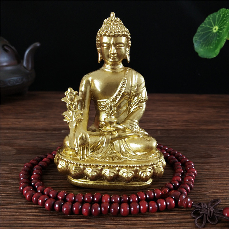 Goldn Medicine Buddha Statue W - Home Office Feng Shui 리뷰 및 가격