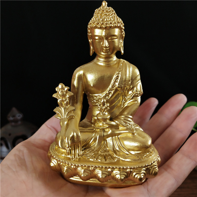 Goldn Medicine Buddha Statue W - Home Office Feng Shui 리뷰 및 가격
