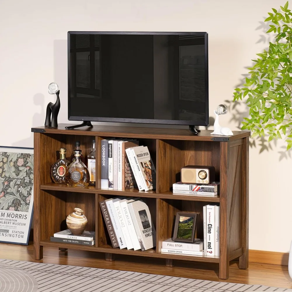Farmhouse 6 Cube Book Shelf, W - Bookcase Wood Shelf 리뷰 및 가격